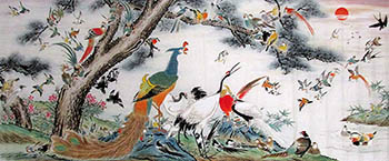 Chinese  Painting,96cm x 240cm,ysq21078007-x