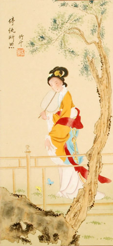 Beautiful Ladies,30cm x 62cm(12〃 x 24〃),3810009-z