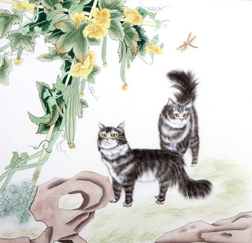 Cat,66cm x 66cm(26〃 x 26〃),4340004-z