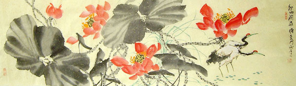 Crane,35cm x 136cm(14〃 x 53〃),2323011-z