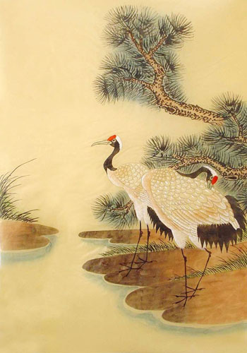Crane,55cm x 40cm(22〃 x 16〃),2336106-z