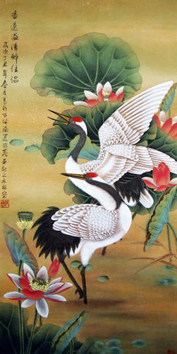 Crane,45cm x 92cm(18〃 x 36〃),4319001-z