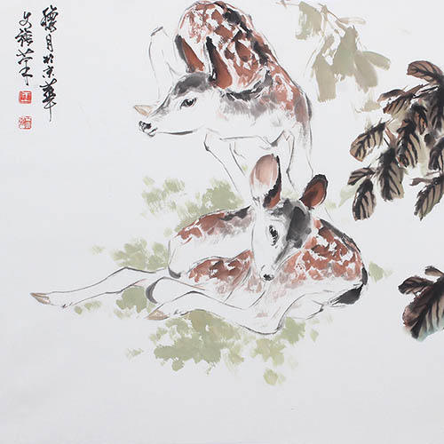 Deer,69cm x 69cm(27〃 x 27〃),wwq41204001-z