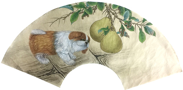 Dog,60cm x 21cm(24〃 x 8〃),4011005-z