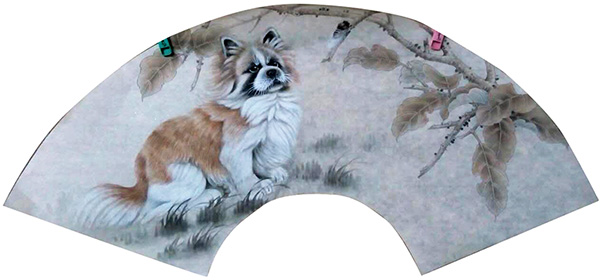 Dog,60cm x 21cm(24〃 x 8〃),4011006-z