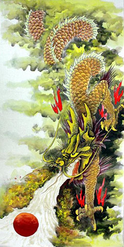 Dragon,136cm x 68cm(54〃 x 27〃),4738029-z