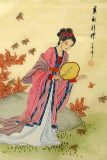 Chinese Dream of the Red Chamber Beauties & Figures Painting,30cm x 40cm,3336031-x