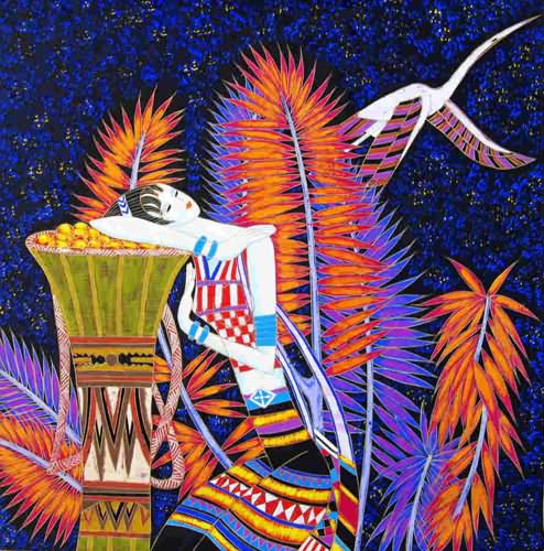 Ethnic Minority,69cm x 69cm(27〃 x 27〃),3815016-z