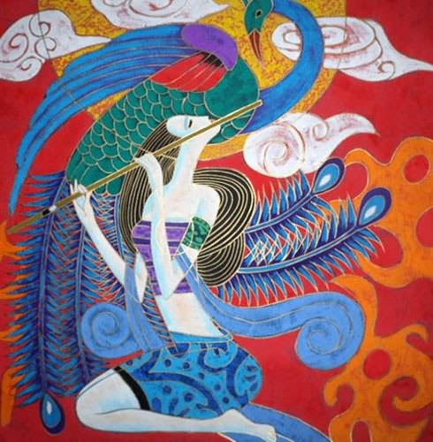 Ethnic Minority,50cm x 50cm(19〃 x 19〃),3815053-z