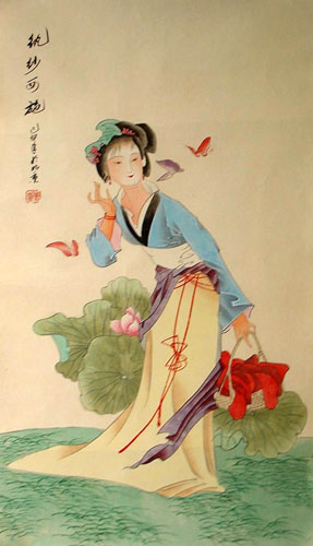 Famous Four Beauties,36cm x 52cm(14〃 x 20〃),3336020-z