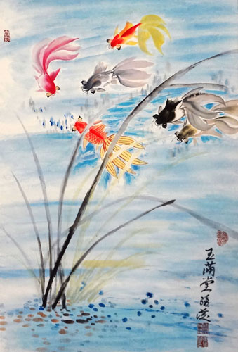 Goldfish,69cm x 46cm(27〃 x 18〃),2367028-z