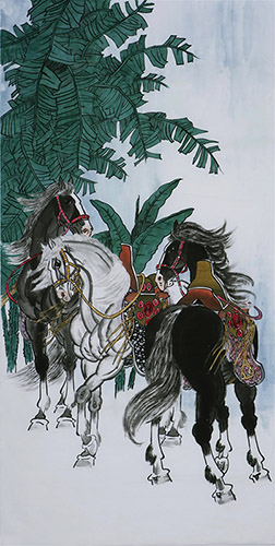 Horse,68cm x 136cm(27〃 x 54〃),4671025-z