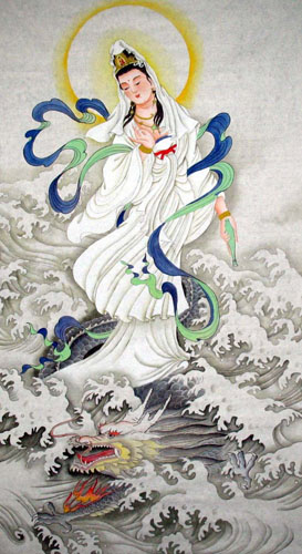 Kuan Yin,50cm x 100cm(19〃 x 39〃),3765002-z