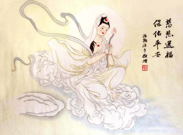 Kuan Yin,62cm x 92cm(24〃 x 36〃),3768002-z