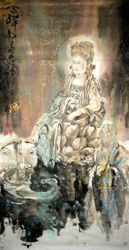 Kuan Yin,66cm x 136cm(26〃 x 53〃),3796002-z