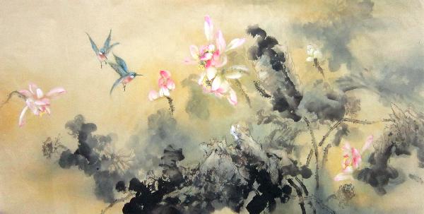 Lotus,69cm x 138cm(27〃 x 54〃),2574021-z