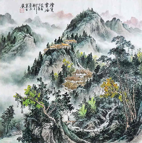 Mountains,68cm x 68cm(27〃 x 27〃),1061058-z