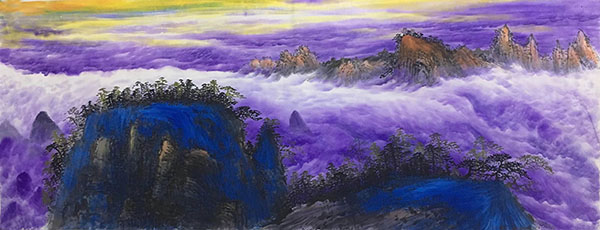 Mountains,70cm x 180cm(27〃 x 70〃),1387004-z