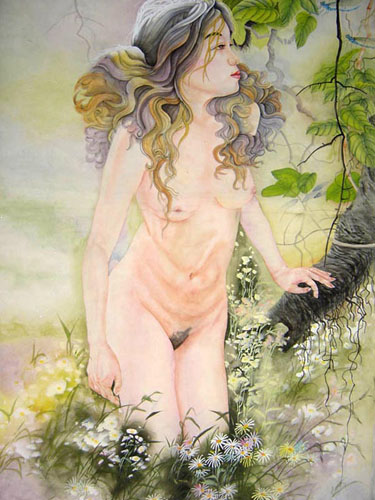 Nude Girl,69cm x 138cm(27〃 x 54〃),3527002-z