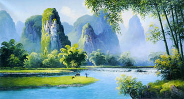 Landscape Oil Painting,60cm x 120cm,6164006-x