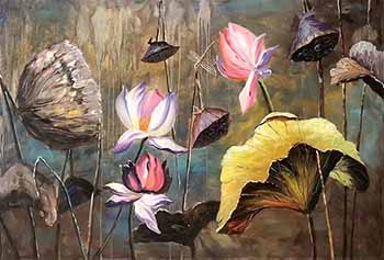 Floral Oil Painting,60cm x 90cm,lys6282032-x