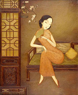 Portrait Oil Painting,70cm x 85cm,qsh6371002-x