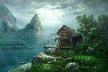 Landscape Oil Painting,70cm x 100cm,ymh6177001-x