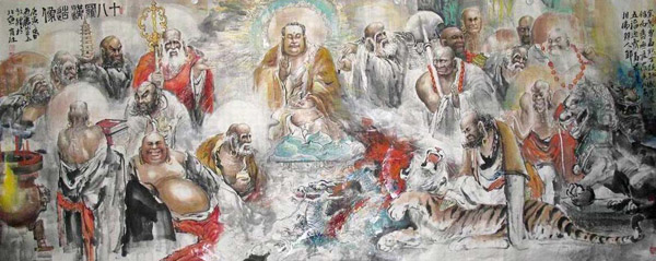 Other Buddha,140cm x 360cm(55〃 x 142〃),3447008-z