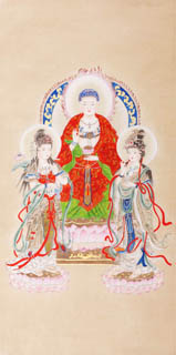 Chinese Other Buddha Painting,66cm x 130cm,3809020-x