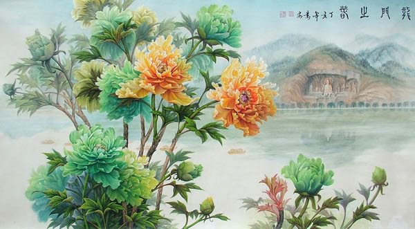 Peony,92cm x 174cm(36〃 x 69〃),2328022-z