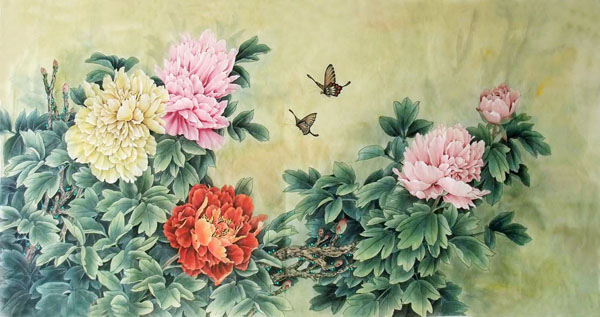 Peony,66cm x 136cm(26〃 x 53〃),2352012-z