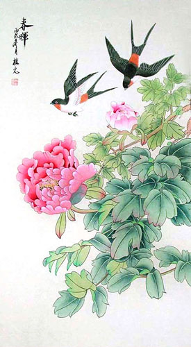 Peony,55cm x 95cm(22〃 x 37〃),2391003-z