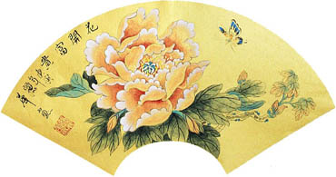 Chinese Peony Painting,30cm x 45cm,2485018-x