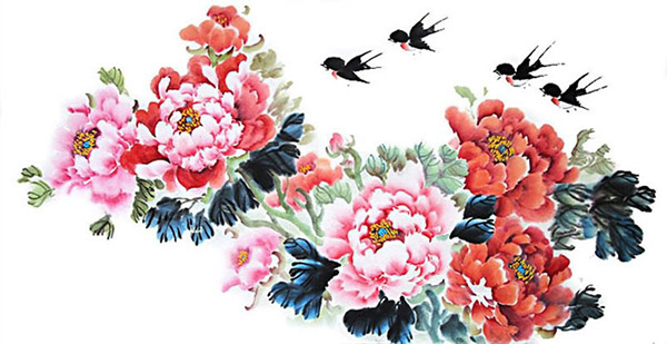 Peony,50cm x 100cm(19〃 x 39〃),2485109-z