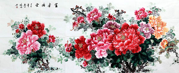 Peony,96cm x 240cm(38〃 x 94〃),cxm21106007-z