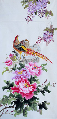 Pheasant,68cm x 136cm(27〃 x 54〃),wx21218004-z