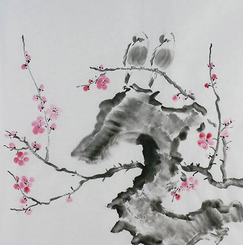 Plum Blossom,50cm x 50cm(19〃 x 19〃),2407071-z