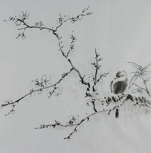 Plum Blossom,50cm x 50cm(19〃 x 19〃),2407094-z