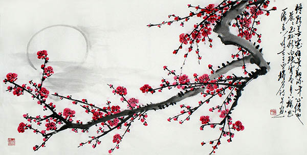 Plum Blossom,50cm x 100cm(19〃 x 39〃),ms21139018-z