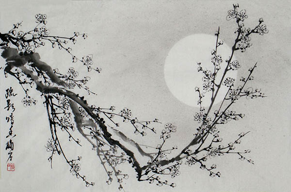 Plum Blossom,69cm x 46cm(27〃 x 18〃),ms21139029-z