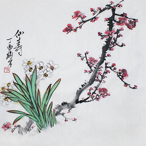 Plum Blossom,50cm x 50cm(19〃 x 19〃),ms21139030-z