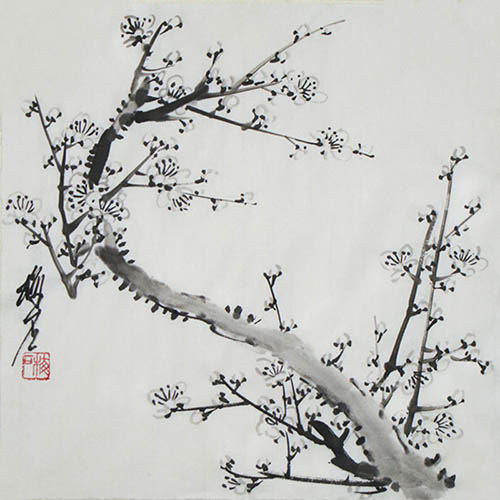 Plum Blossom,34cm x 34cm(13〃 x 13〃),ms21139067-z
