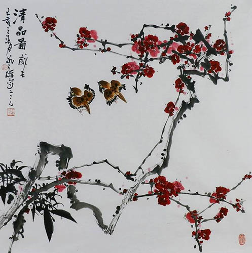 Plum Blossom,66cm x 66cm(26〃 x 26〃),syq21141021-z