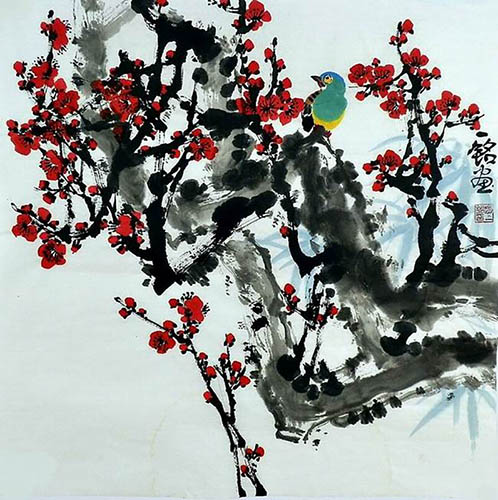 Plum Blossom,66cm x 66cm(26〃 x 26〃),zym21142053-z