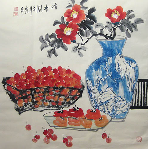 Qing Gong,68cm x 68cm(27〃 x 27〃),2024003-z