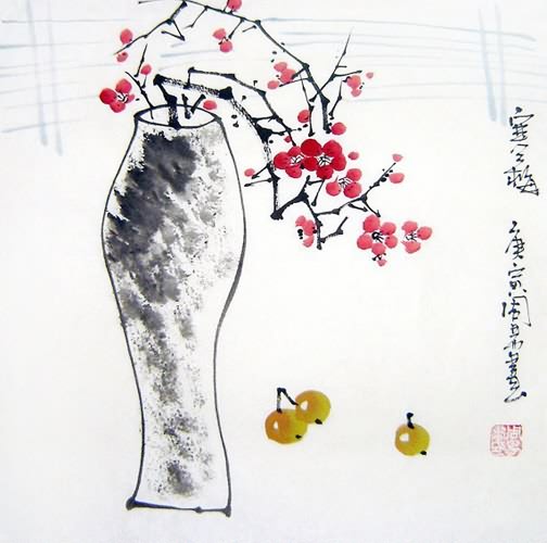 Qing Gong,33cm x 33cm(13〃 x 13〃),2396049-z