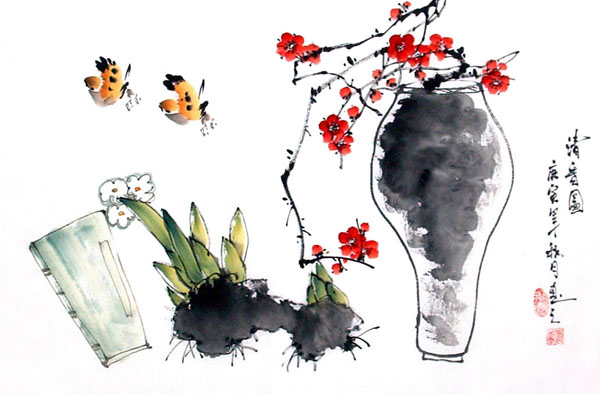 Qing Gong,43cm x 65cm(17〃 x 26〃),2437025-z