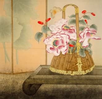 Chinese Qing Gong Painting,66cm x 66cm,2574004-x