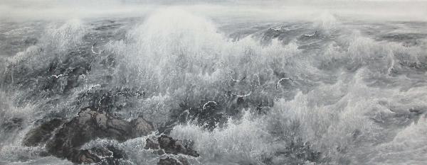 Sea,70cm x 180cm(27〃 x 70〃),lh11083015-z