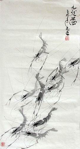 Shrimp,50cm x 100cm(19〃 x 39〃),jzx21080005-z